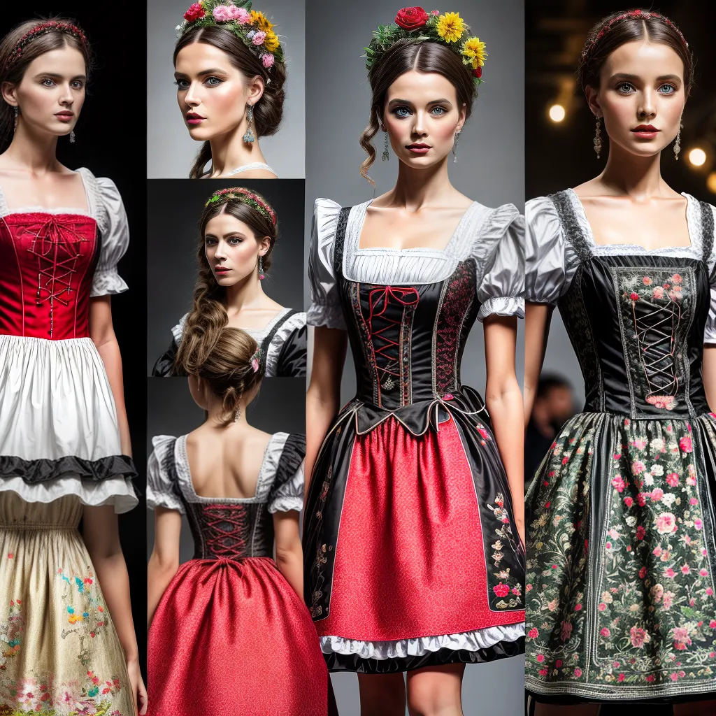 evolucao dirndl tradicional alema