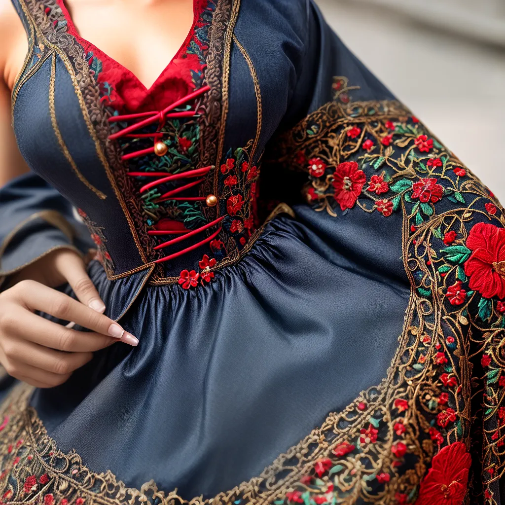 bordado dirndl artesania tradicional