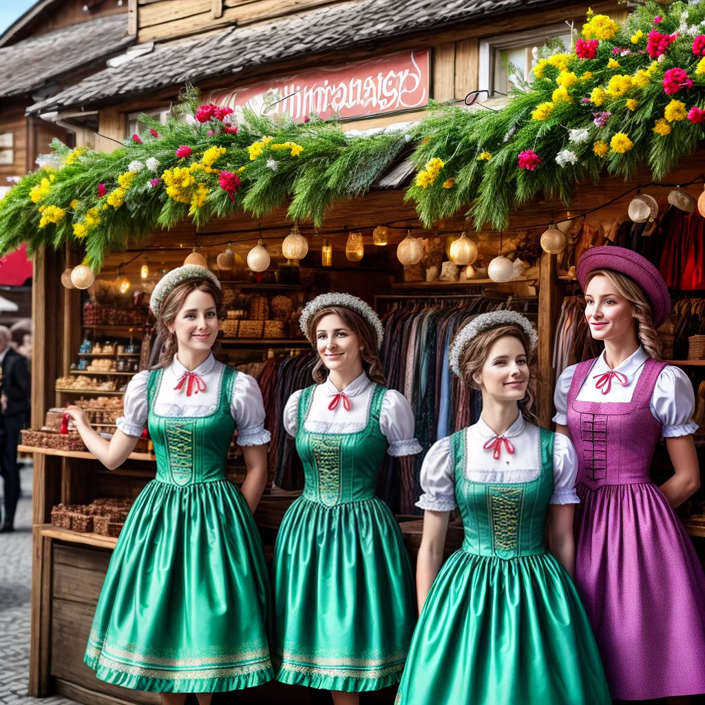 mercado bavaro dirndls artesanais
