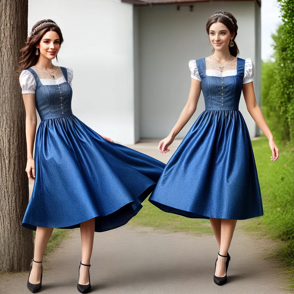 dirndl vestido colorido bordado