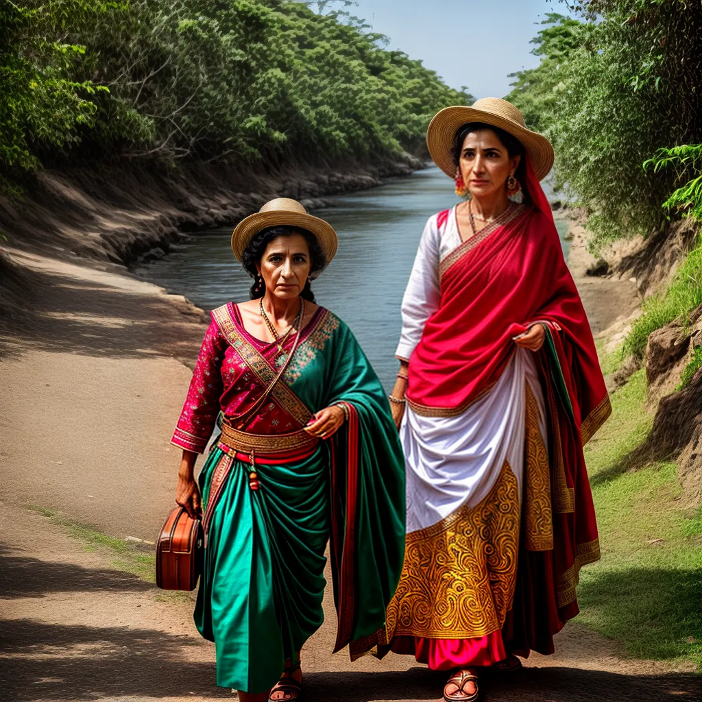 mulher indiana sari colorido 1