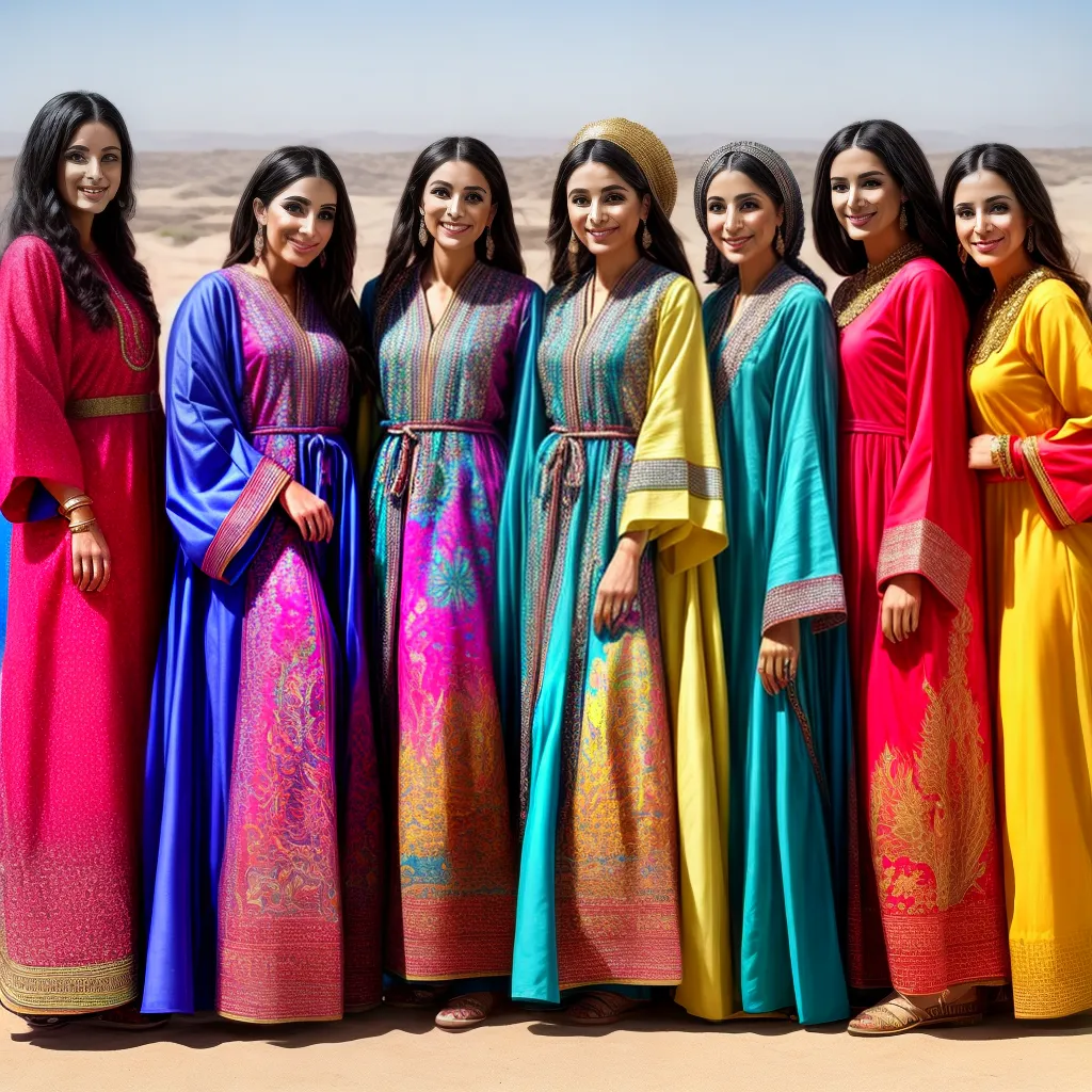 mulheres caftans coloridos identidade cultural mulheres caftans coloridos identidade cultural