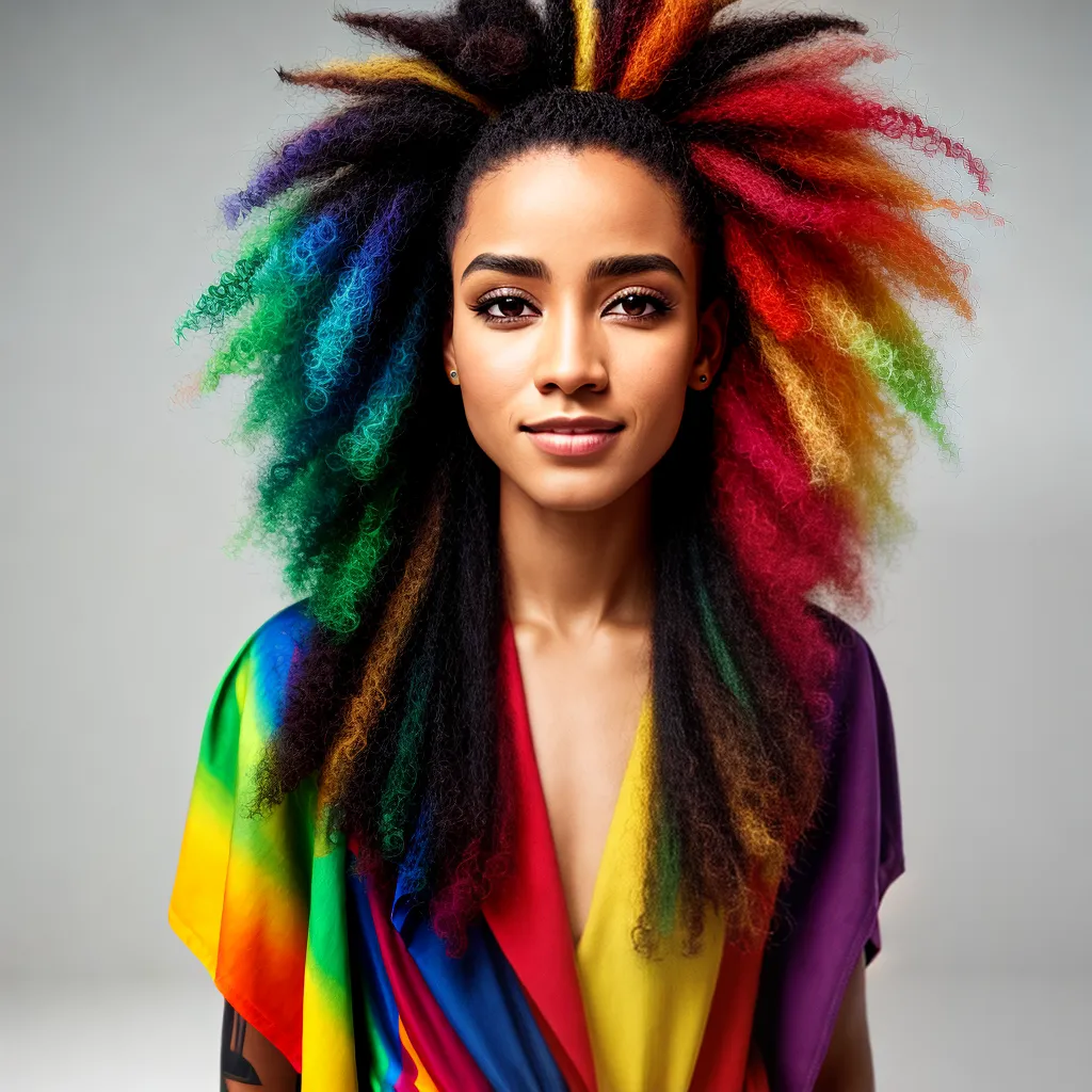 mulher sorrindo dashikis coloridos mulher sorrindo dashikis coloridos