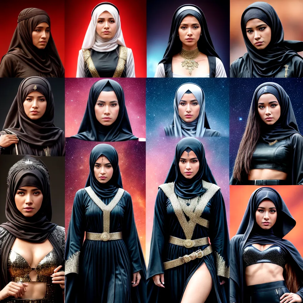 pop cultura abaya mulher poderosa