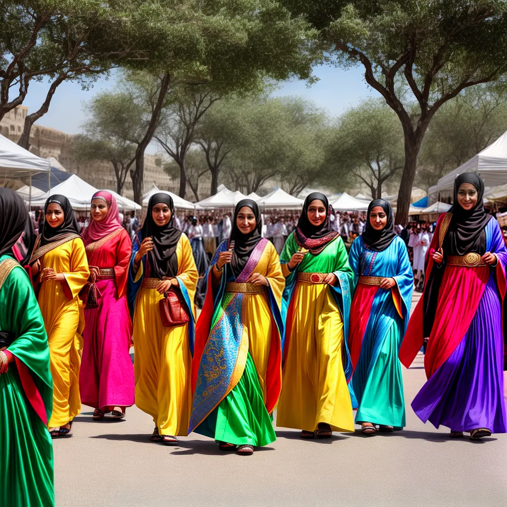 festival cultural abayas tradicionais