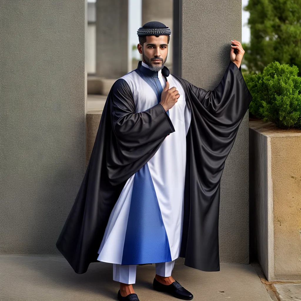 homem thawb moderno estilo