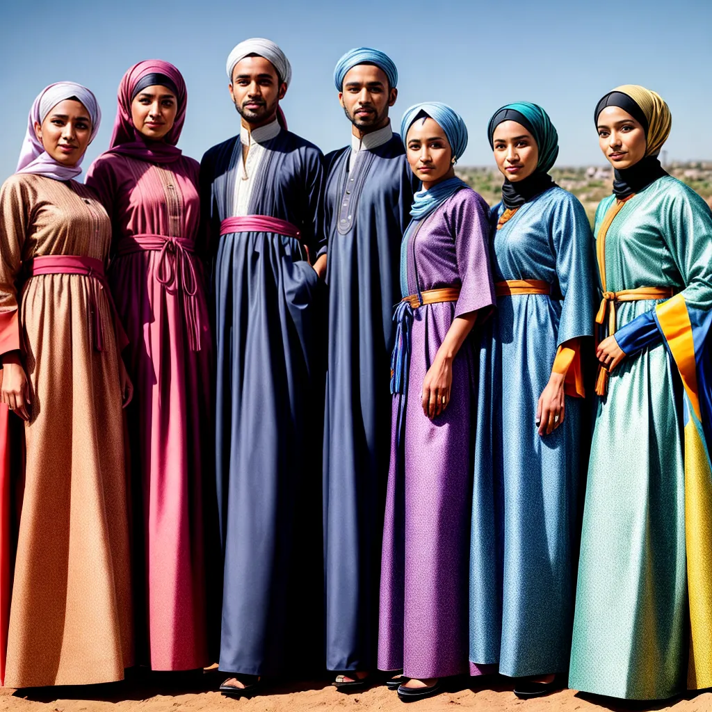 thawb diversidade cultural roupas tradicionais