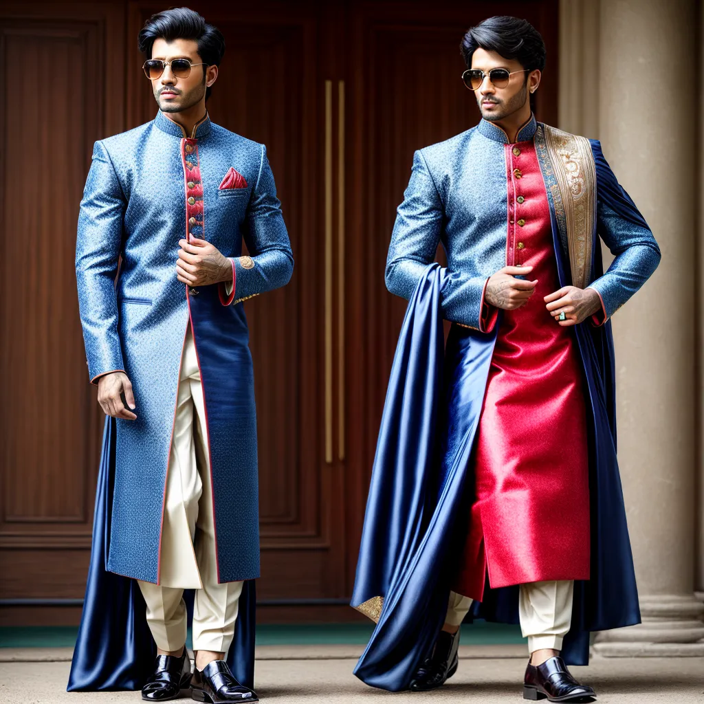 sherwani influencia moda ocidental