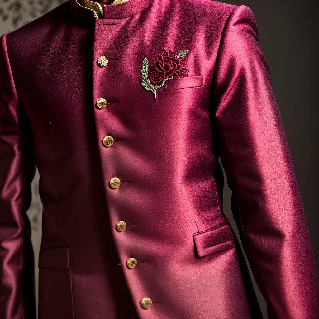 sherwani bordado intrincado cores vibrantes 1