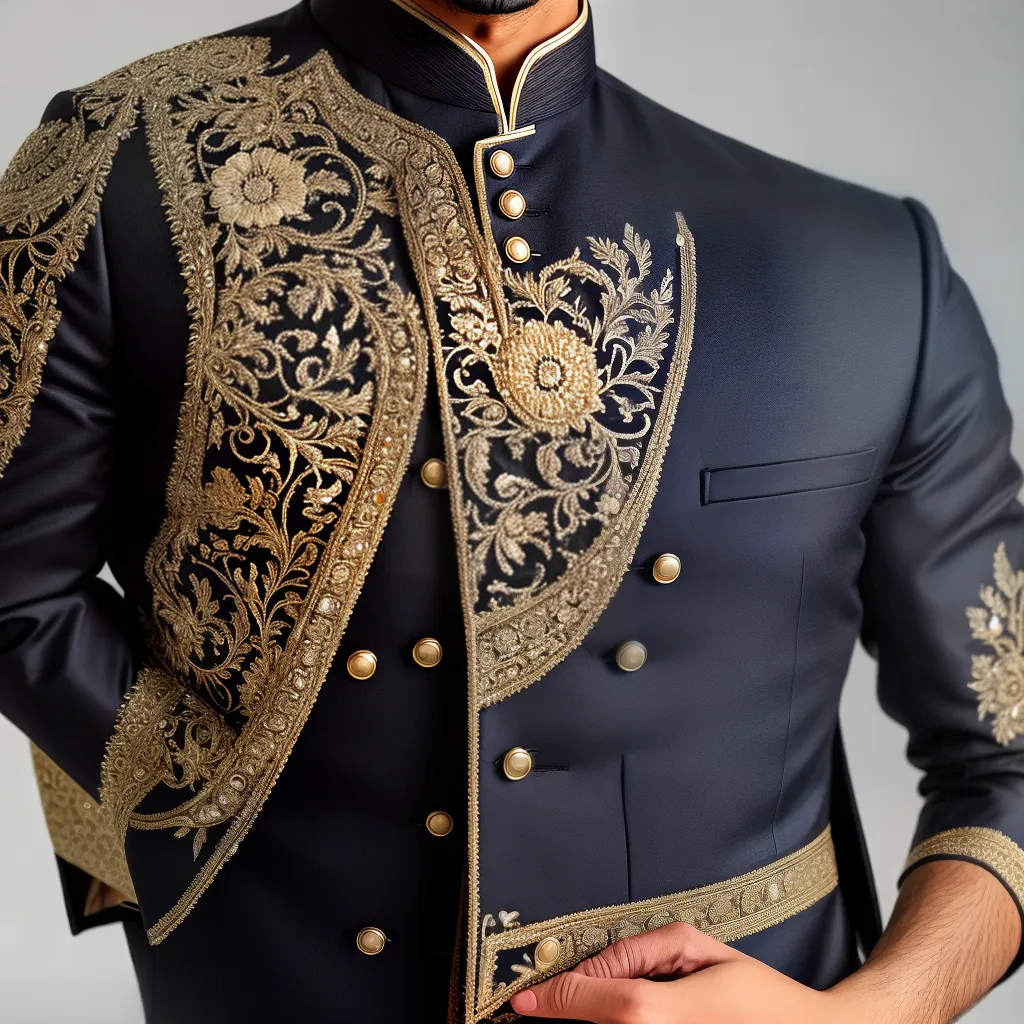 noivo sherwani elegante bordados noivo sherwani elegante bordados