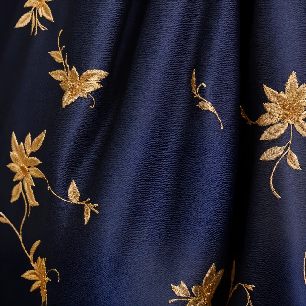 hakama bordado seda indigo hakama bordado seda indigo