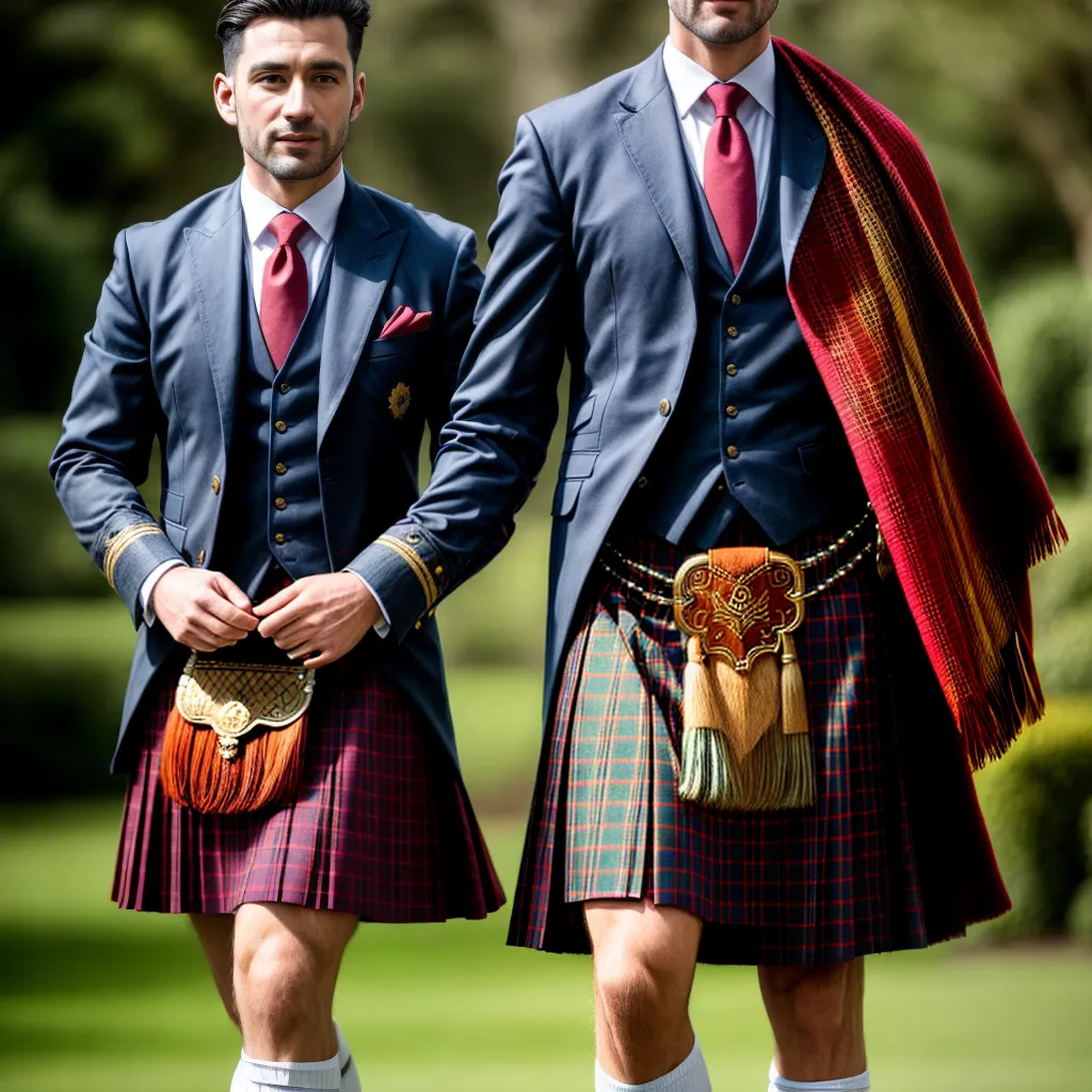 homem scottish kilt tradicional homem scottish kilt tradicional