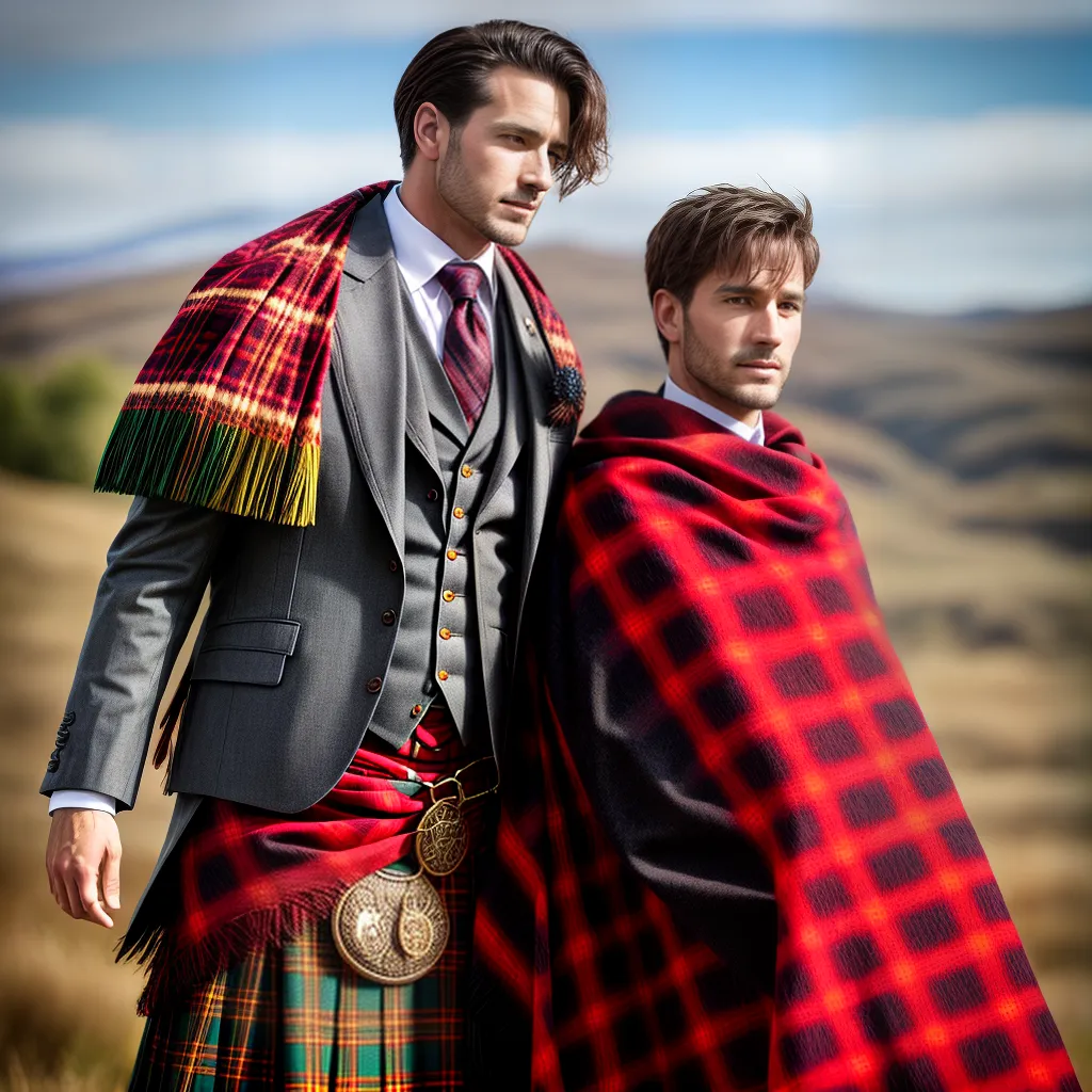 plaid escoces heranca elegancia plaid escoces heranca elegancia