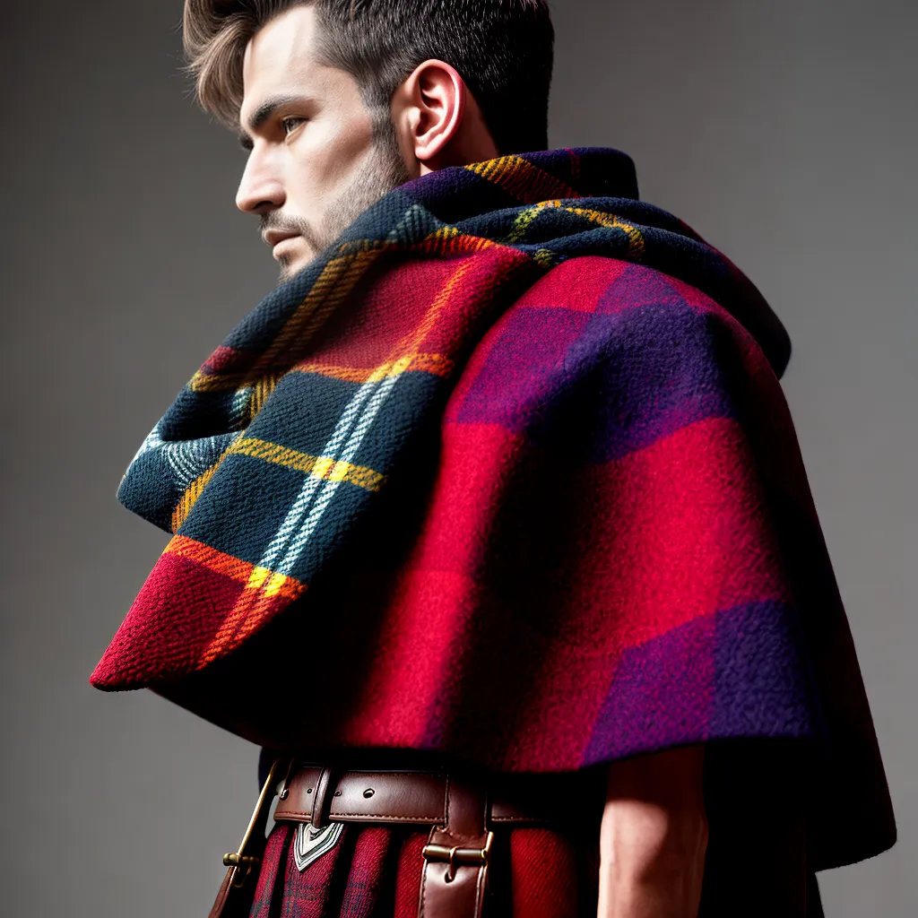 plaid xale kilt tradicional plaid xale kilt tradicional