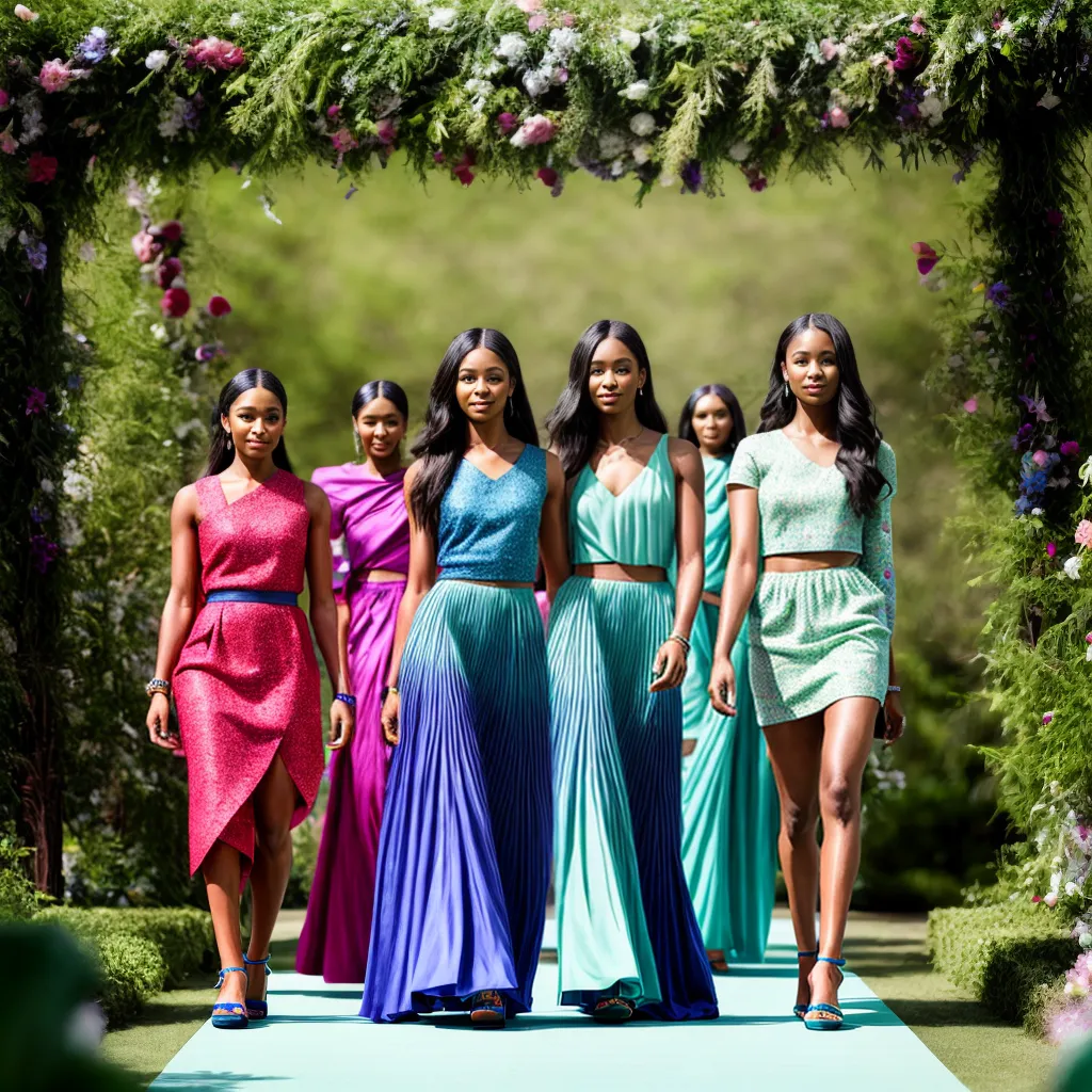 passarela moda sustentavel natureza