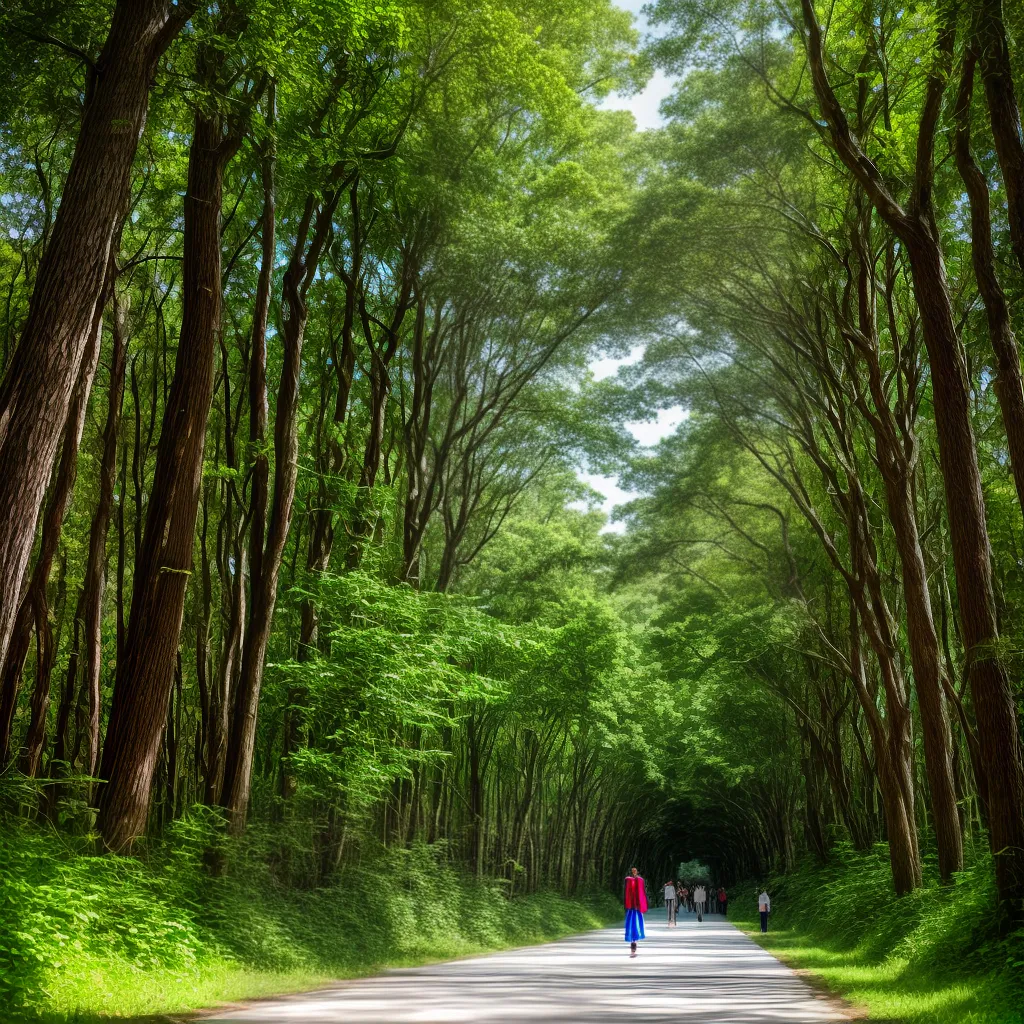 passarela moda sustentavel floresta verde