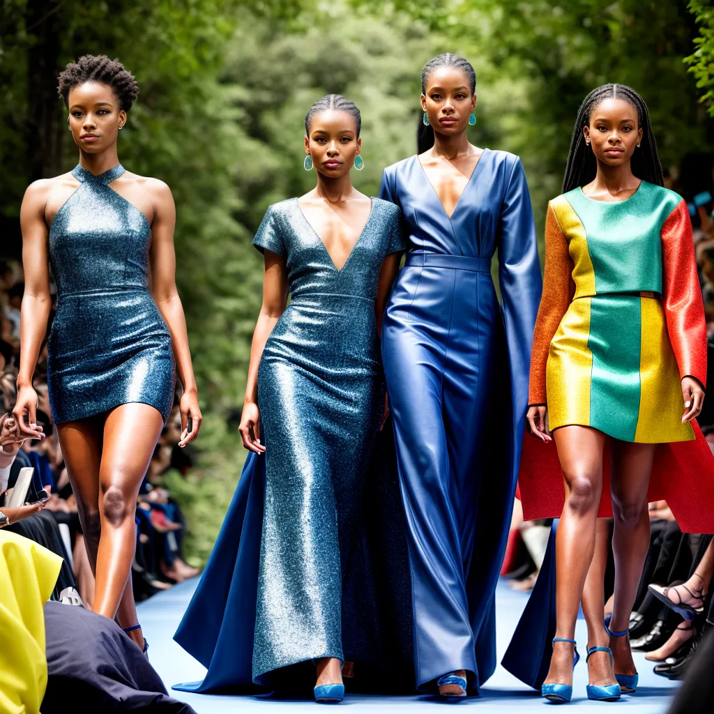 desfile moda sustentavel natureza reciclada