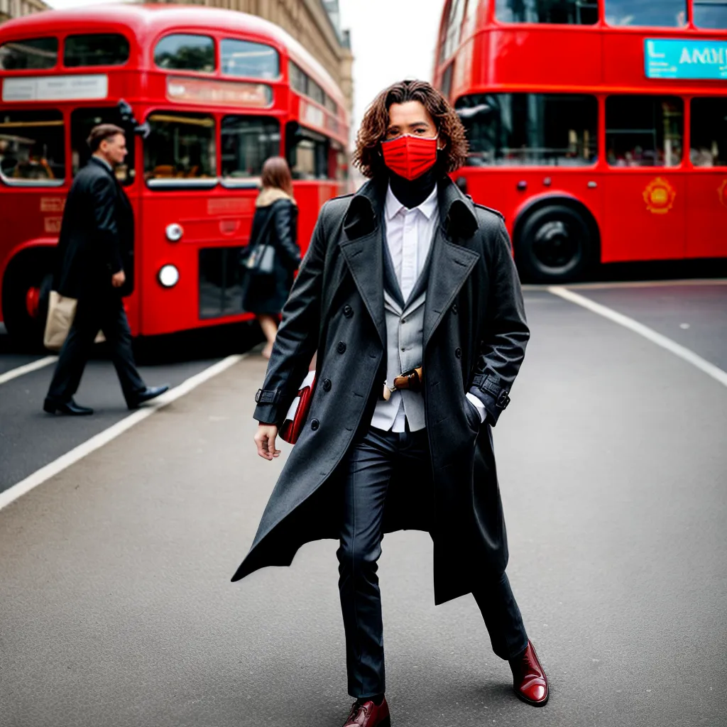 estilo londres trench coat onibus