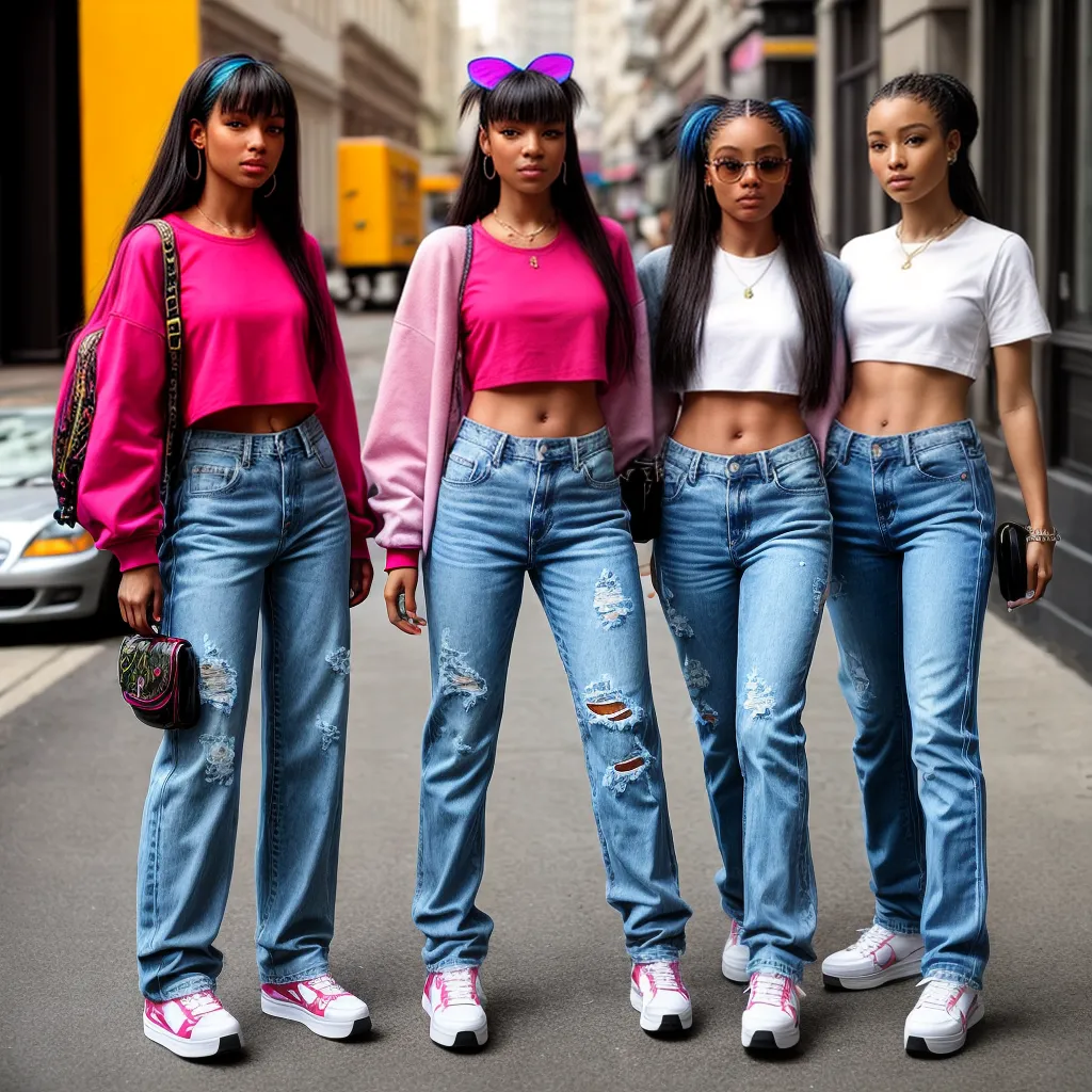moda y2k jeans crop tops plataformas
