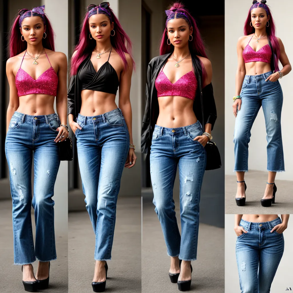 moda 2000s jeans borboletas nostalgia