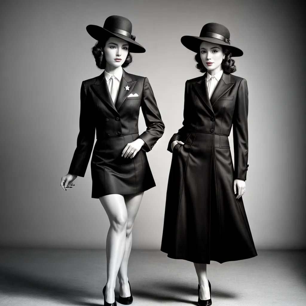 mulher estilosa 1940 traje chic