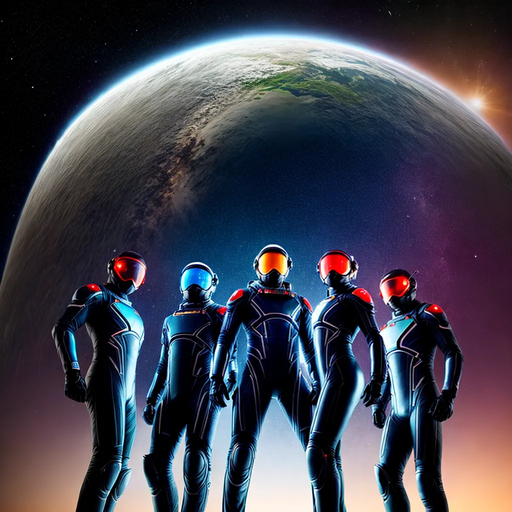 astronautas trajes espaciais futuristas 1