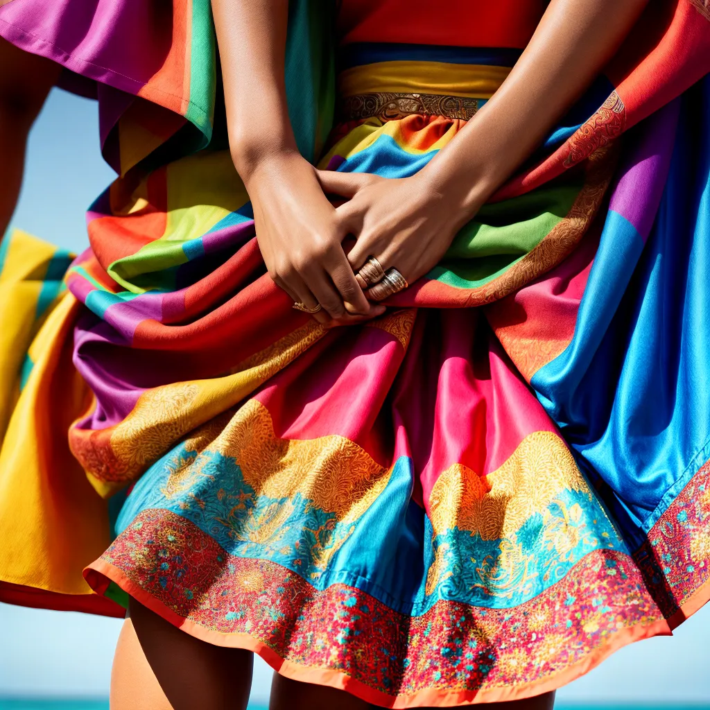 saia maracatu cores motivos tradicao