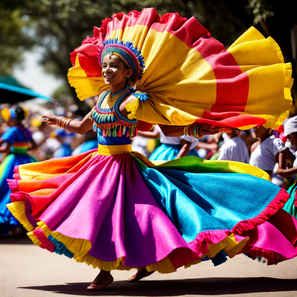 maracatu danca saia colorida