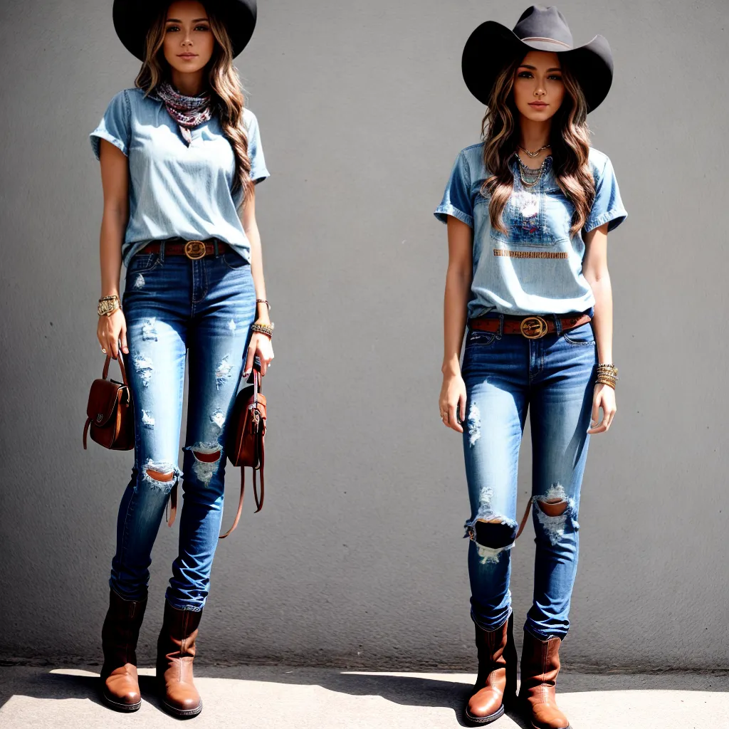 estilo cowboy camisa jeans botas estilo cowboy camisa jeans botas