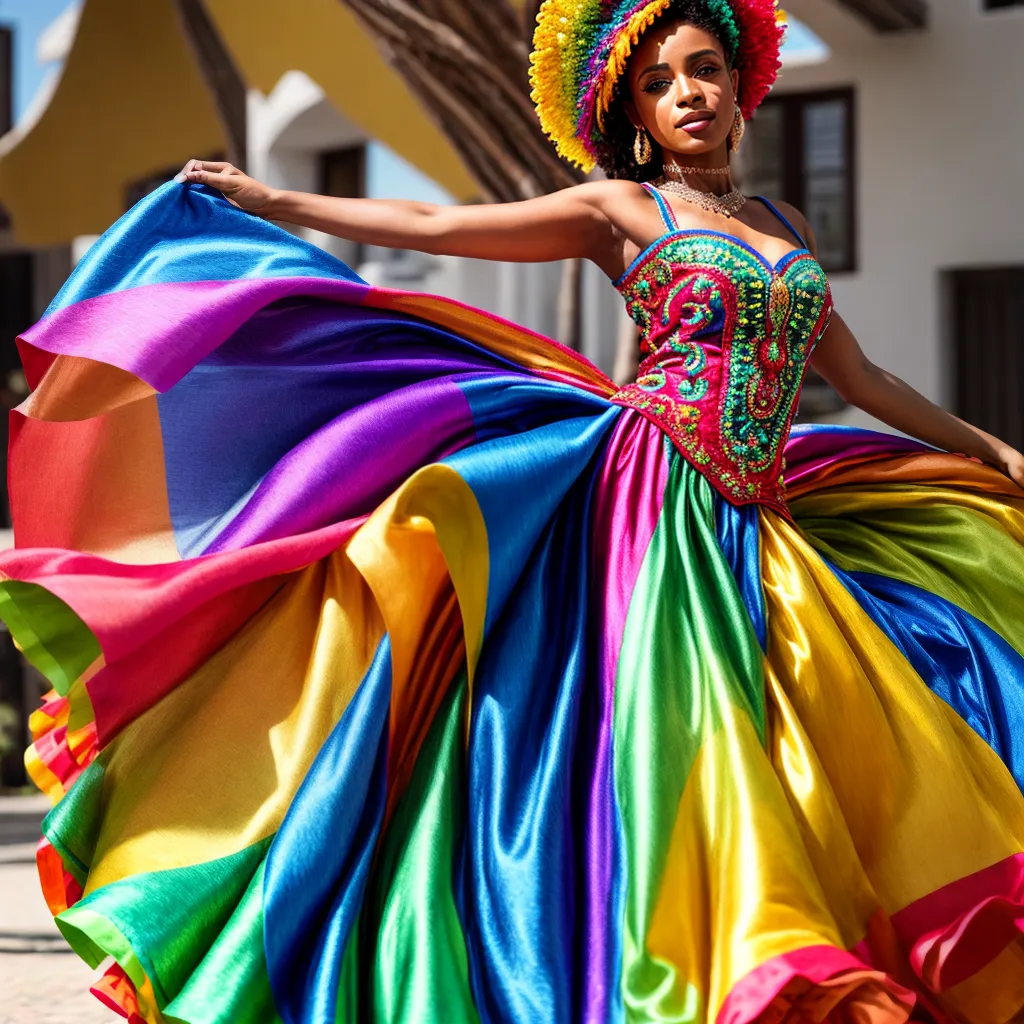 vestido frevo colorido bordado artesanal vestido frevo colorido bordado artesanal