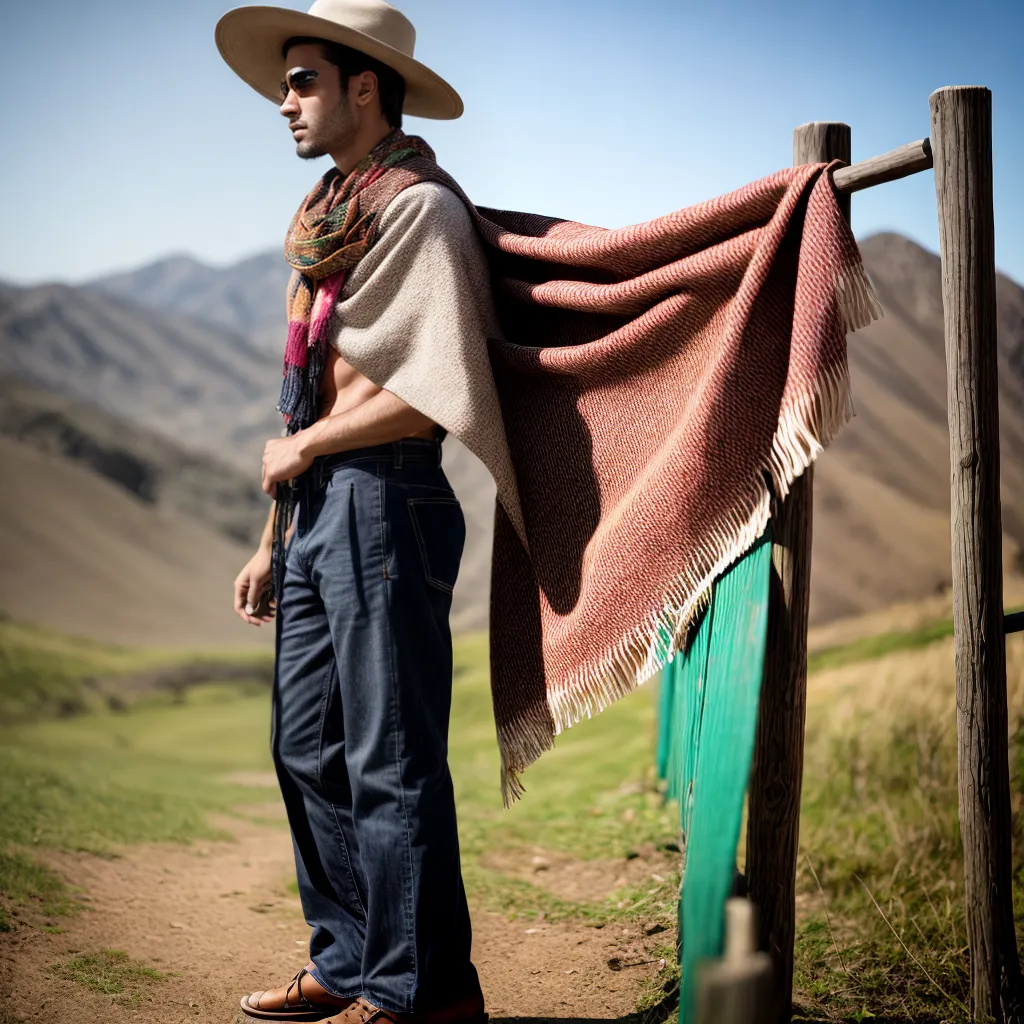 cachecol gaucho colorido versatil cachecol gaucho colorido versatil
