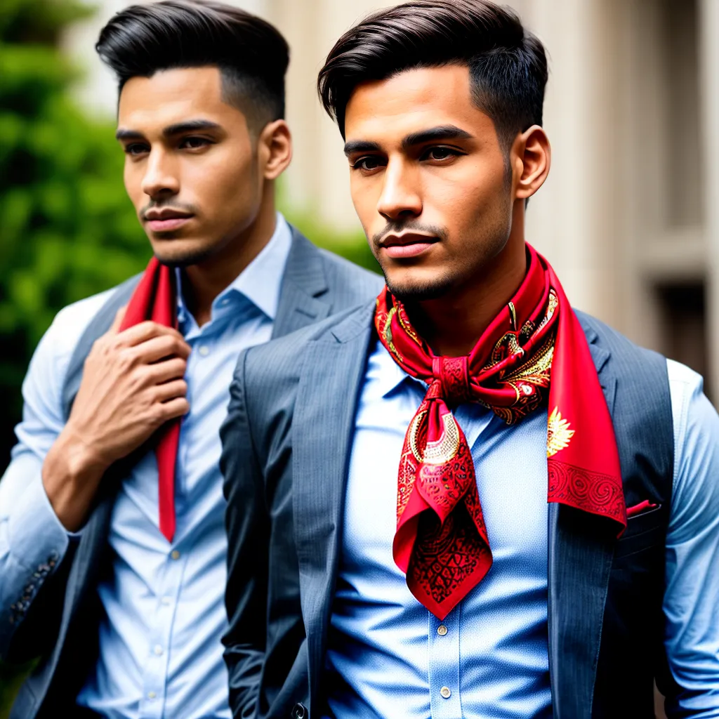 gaucho estilo masculino lenco tradicional