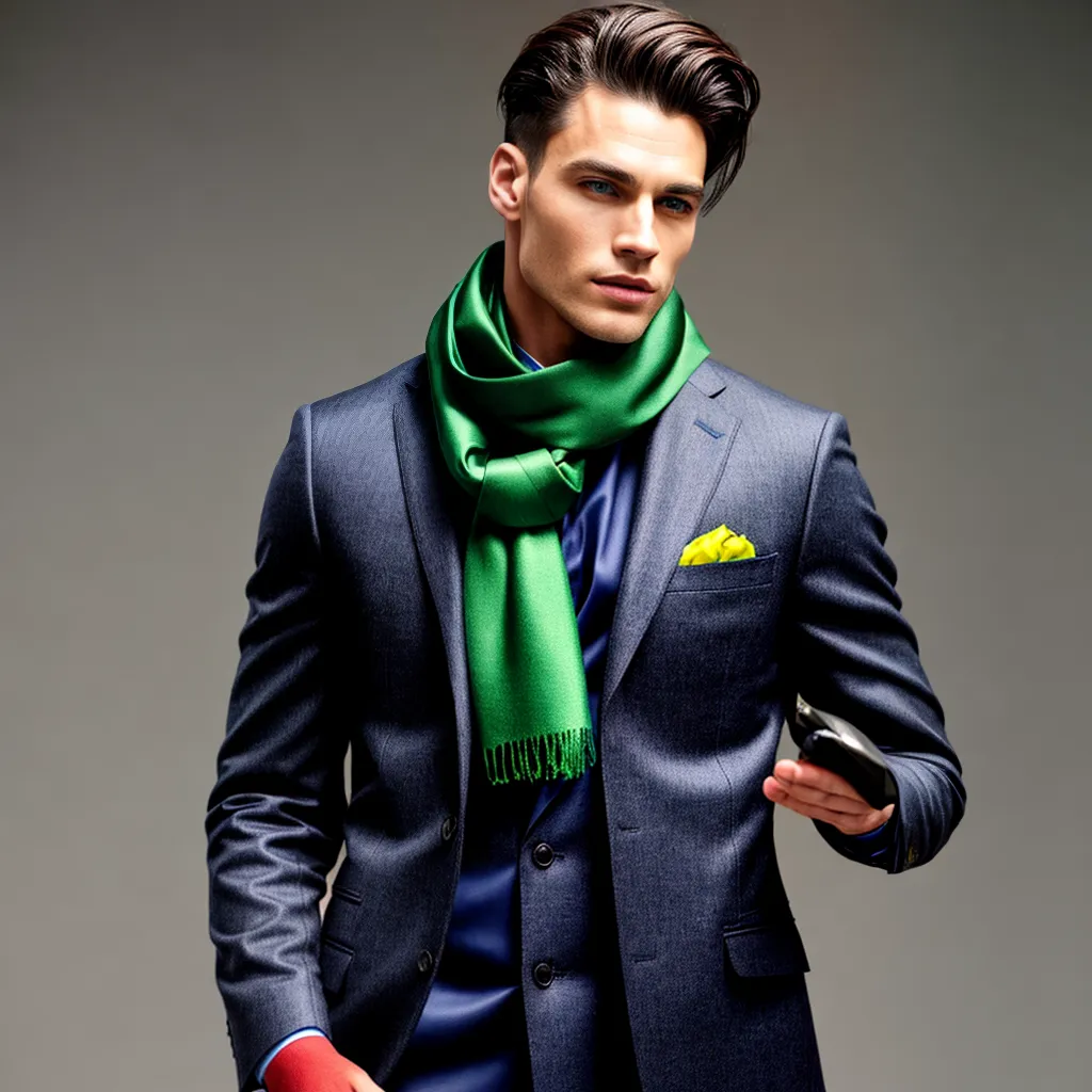 homem gaucho scarf tradicional elegante
