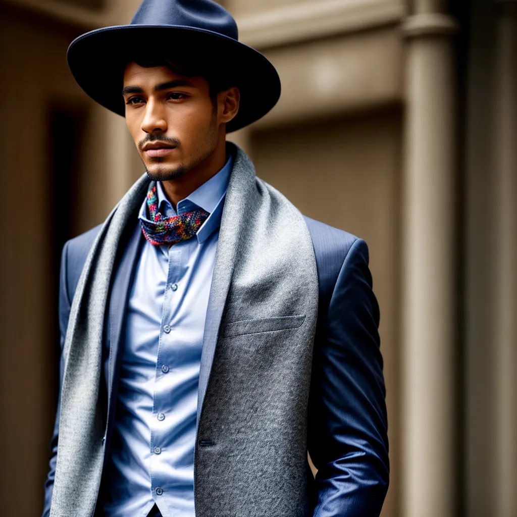 gaucho elegante lenco pescoco