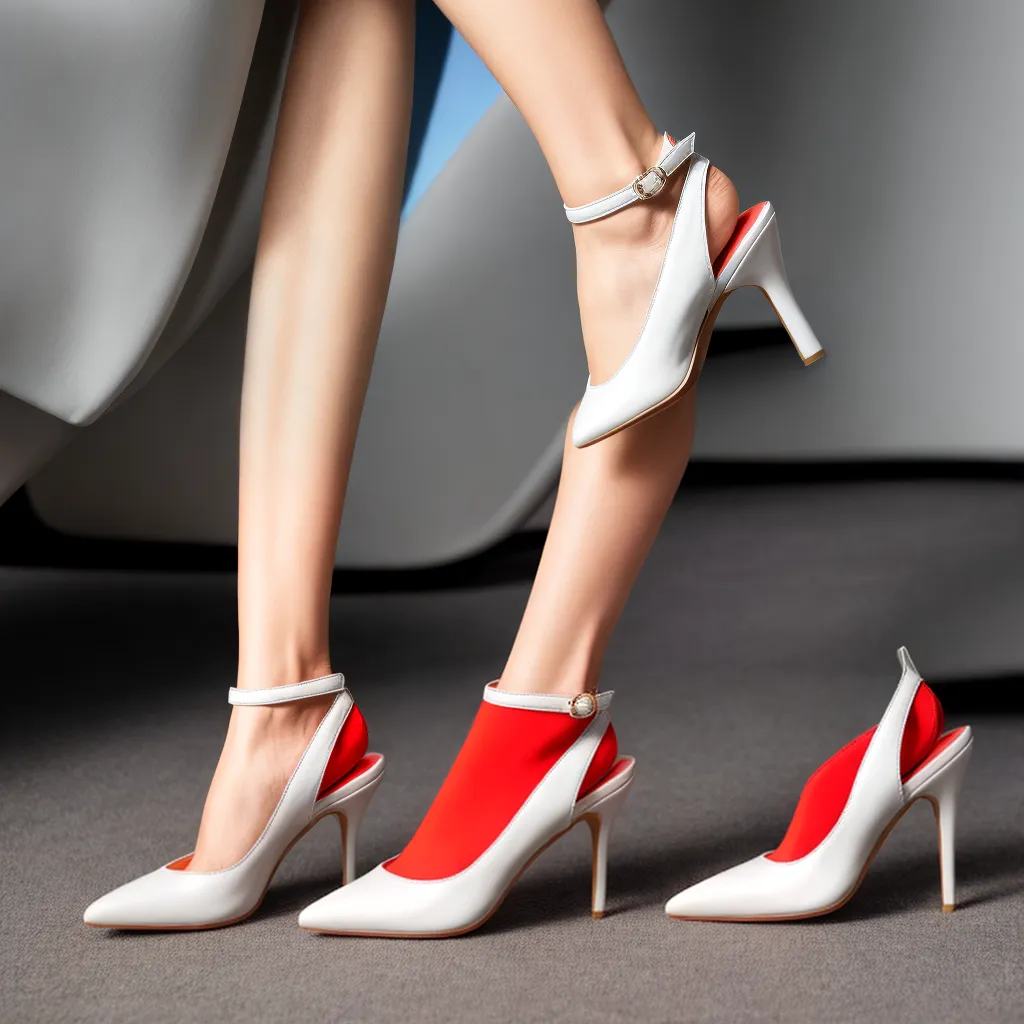 slingback elegante salto alto