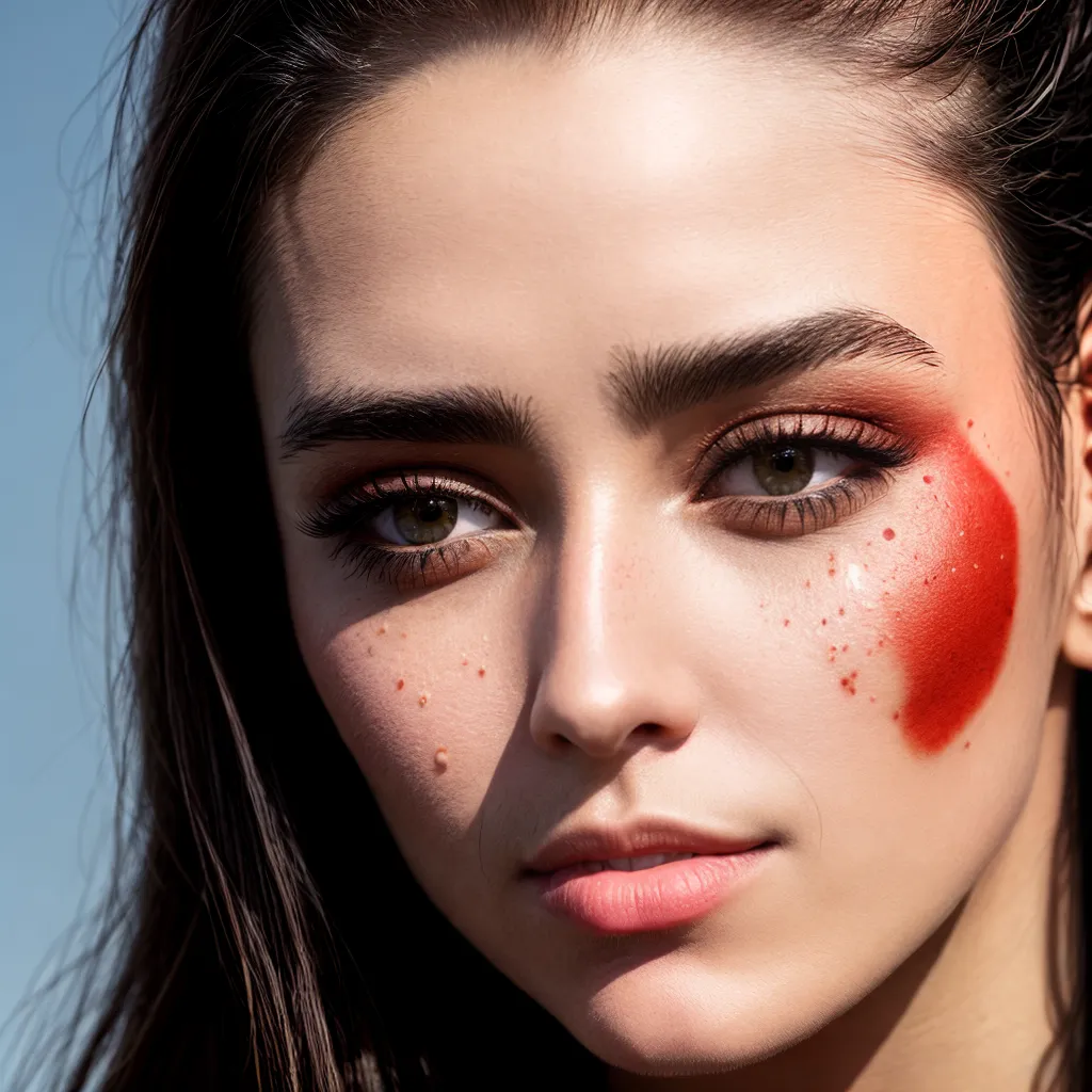 rosto acne vermelho inflamado estresse rosto acne vermelho inflamado estresse