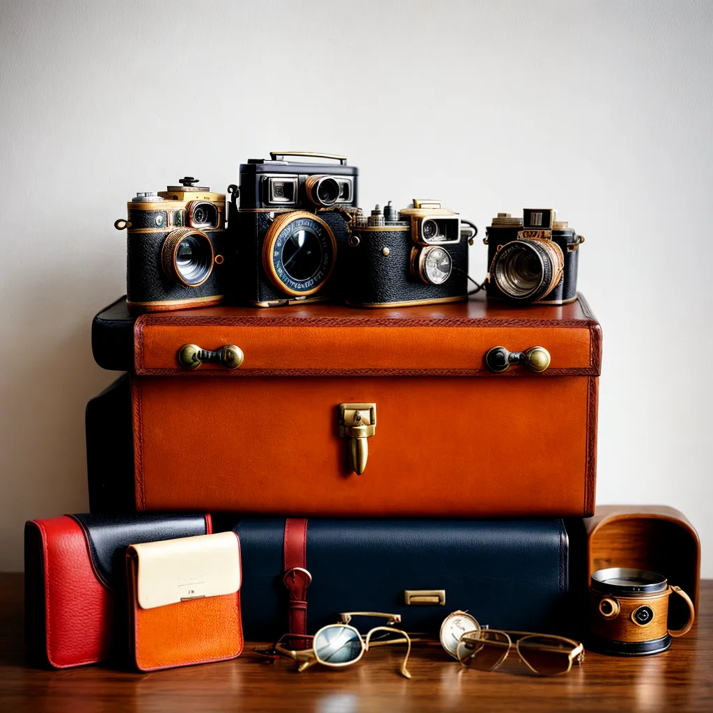 acessorios vintage oculos relogio camera