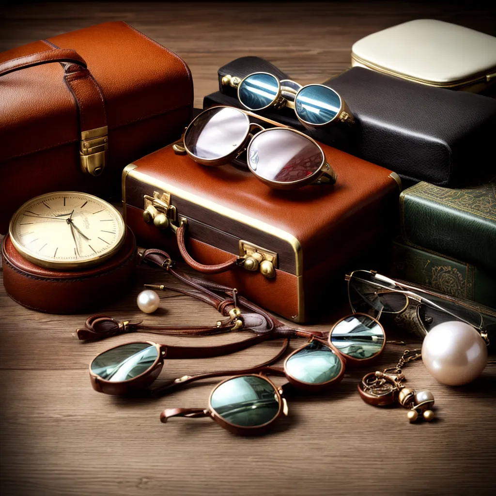 acessorios vintage bolsa oculos colar relogio