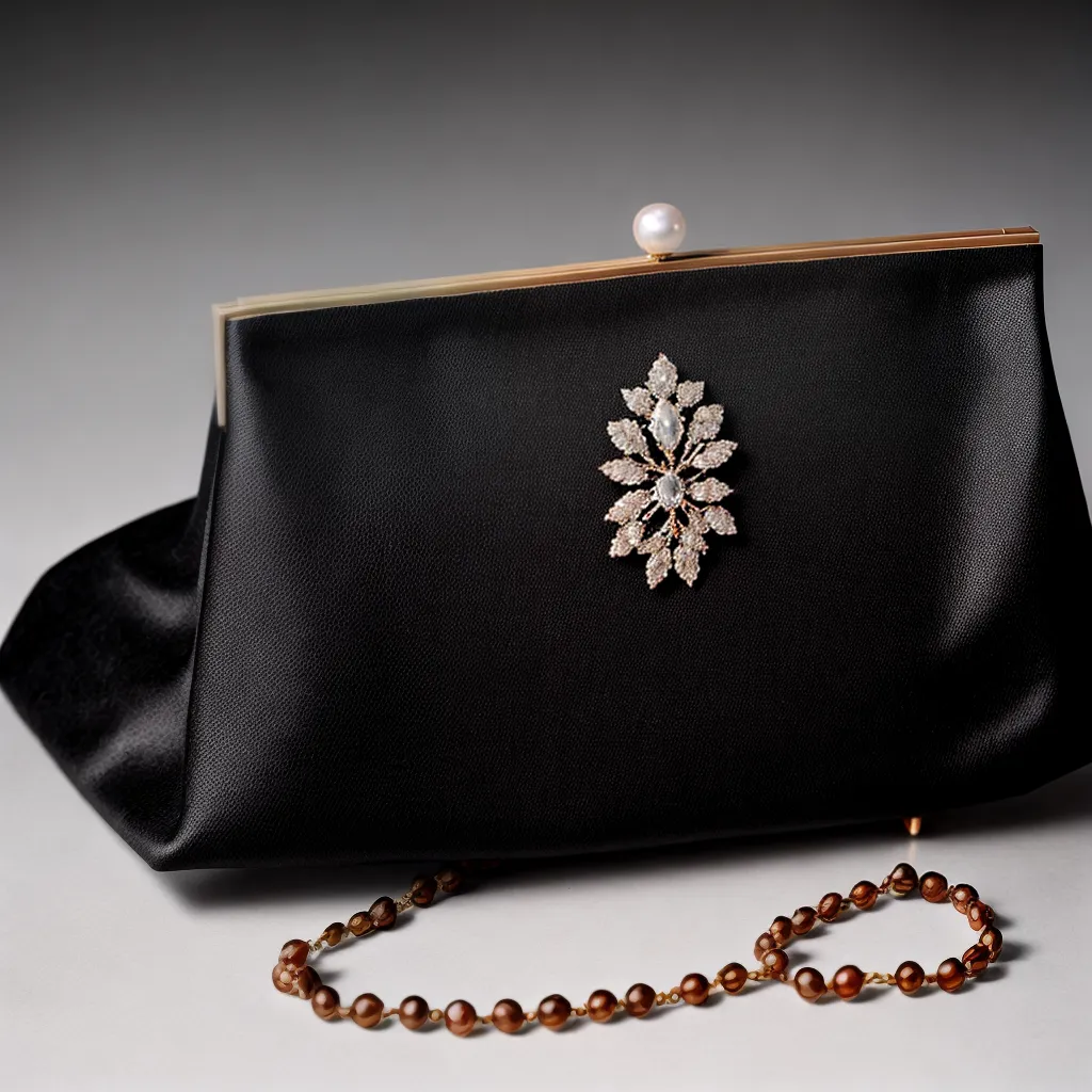 acessorios vintage fan clutch perola gloves