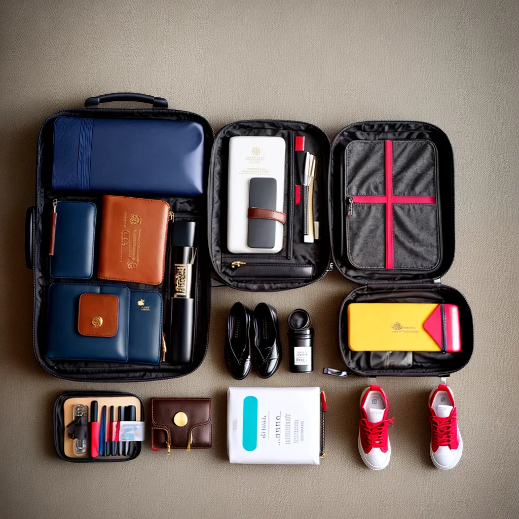 acessorios viagem estilosos passaporte carteira mochila tenis