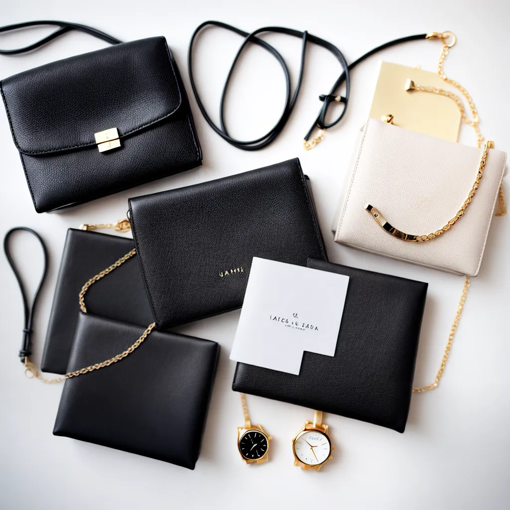 acessorios moda minimalista ouro preto bolsa