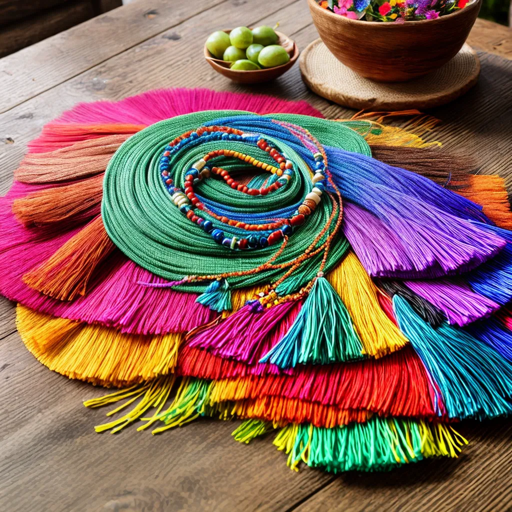 acessorios boho coloridos mesa rustica acessorios boho coloridos mesa rustica