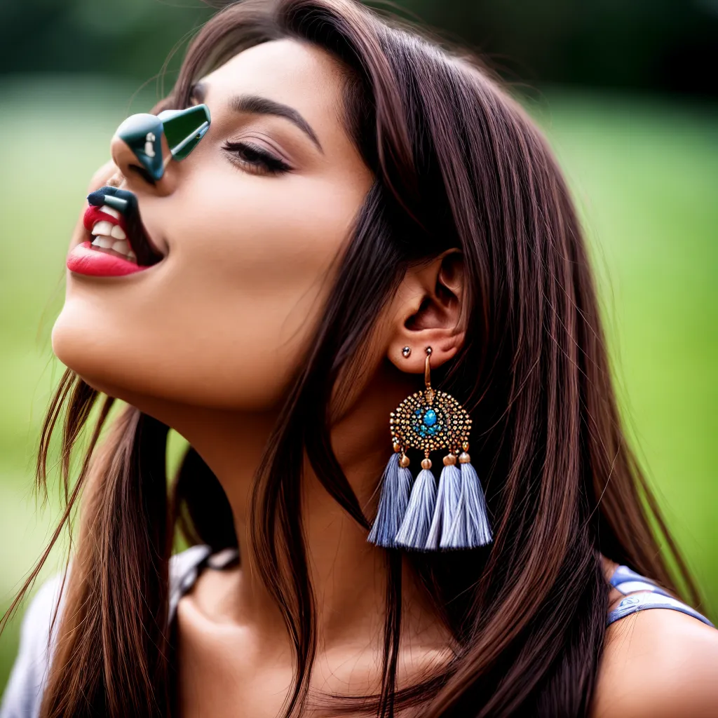 brincos tassel movimento mulher