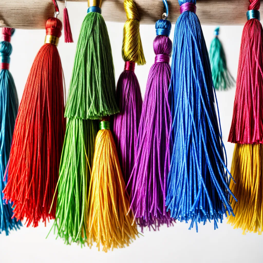 brincos tassel coloridos movimento 3