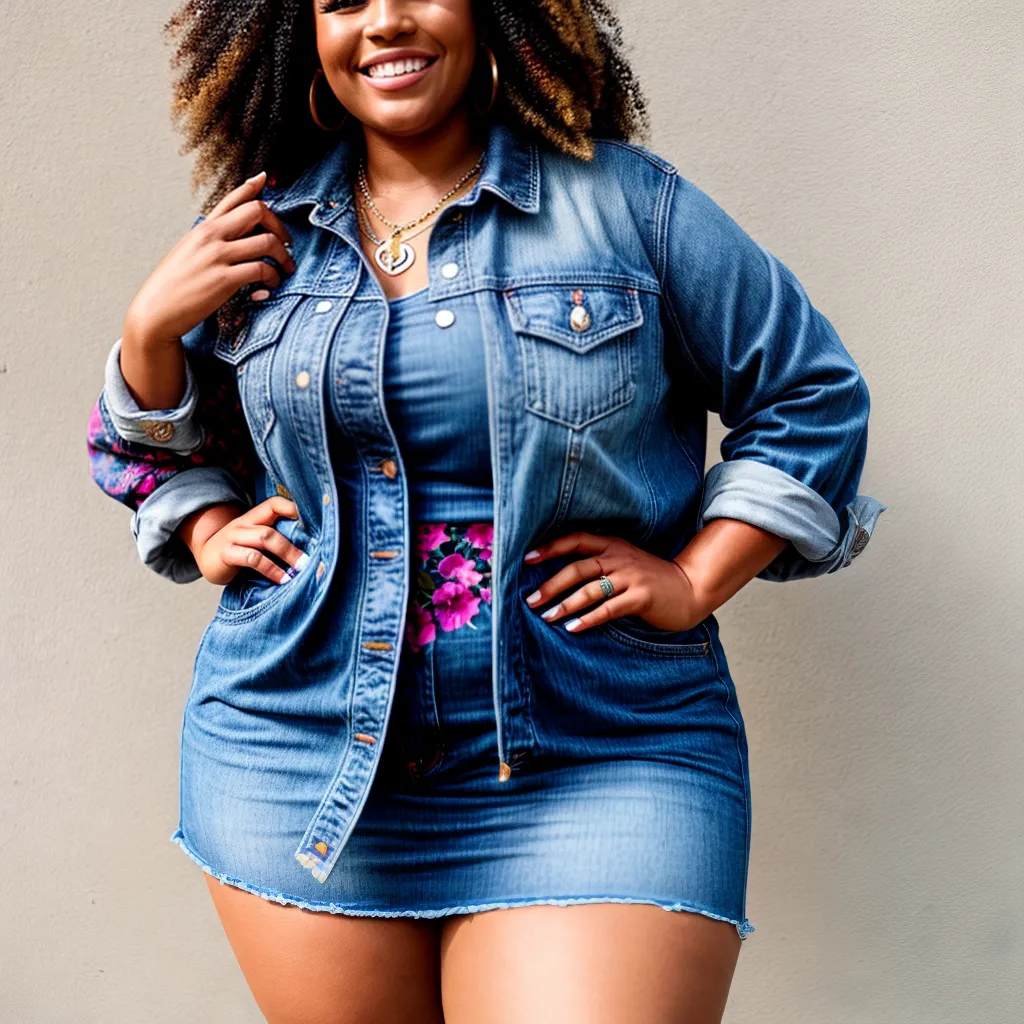 mulher plus size estilo confiante