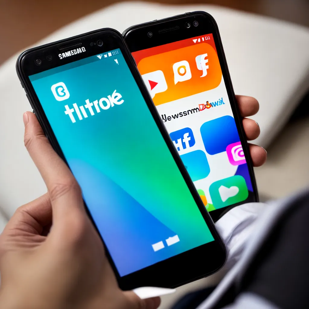 pessoa smartphone icones redes sociais