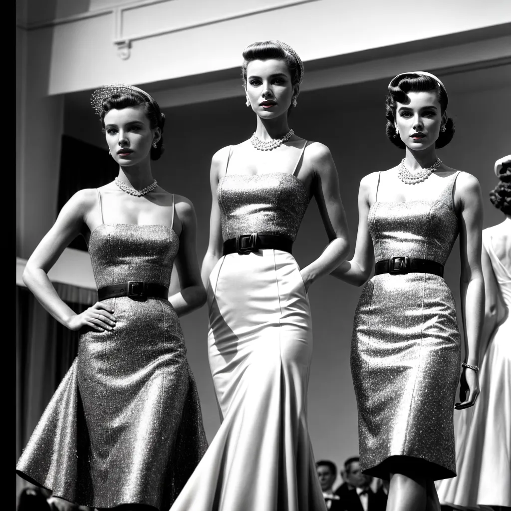desfile moda vintage 1950