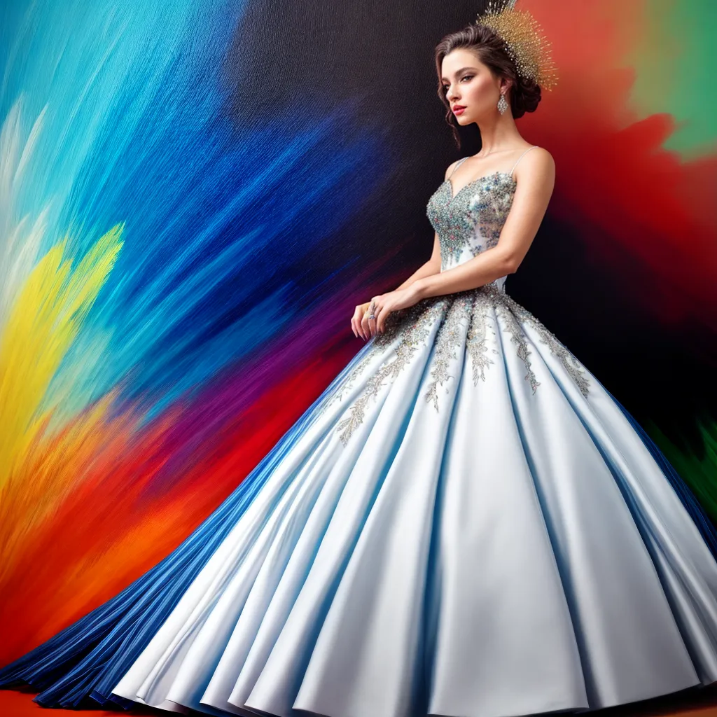 pintura mulher vestido couture artes pintura mulher vestido couture artes