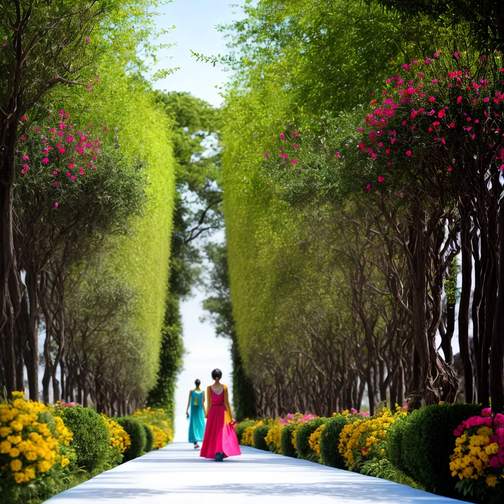 passarela moda sustentavel natureza