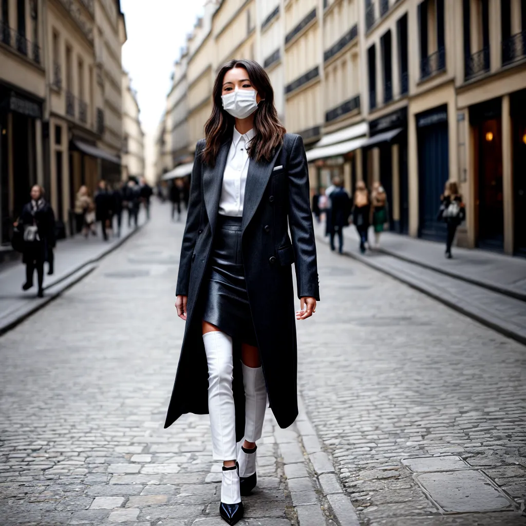 mulher estilosa rua paris moda europeia mulher estilosa rua paris moda europeia